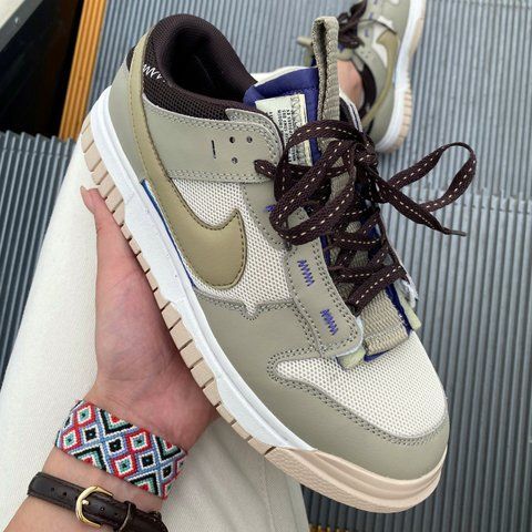 Nike SB Dunk Low Olive Dark Purple nik-0380-440248 фото