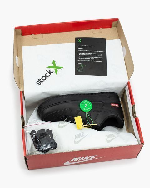 0393 Air Force 1 '07 Supreme "Black" 0393-118516 фото