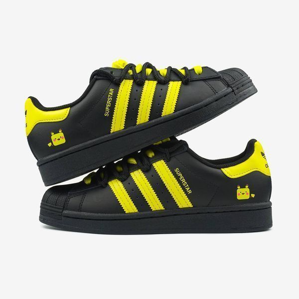 Adidas Superstar Pokemon Black Yellow Custom 1081-1502270 фото