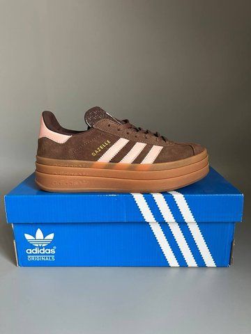 Adidas Gazelle Bold Brown БРАК 795 adi-0497-0795-1625604 фото