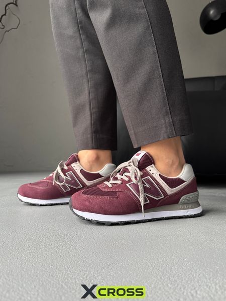 New Balance 574 Burgundy nbl-0435-1303522 фото