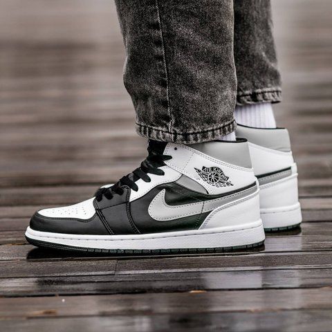 Air Jordan Retro 1 Grey White 1113-1354313 фото