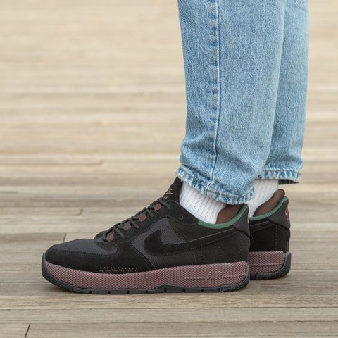 Nike Air Force 1 Wild Black 1673-667005 фото