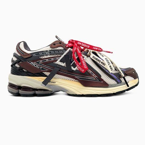 New Balance 1906A Grey/Burgundy Extreme Laces nbl-0479-1454886 фото