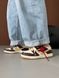 Nike Dunk LX White/Maroon nik-0805-1524053 фото 3