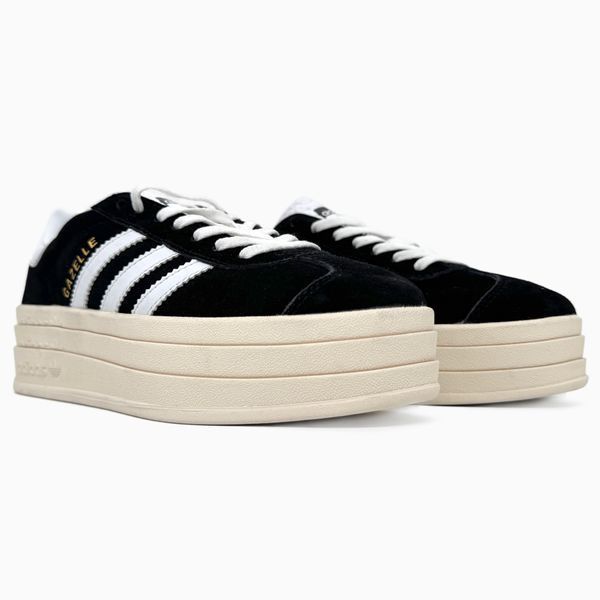 Adidas Gazelle Bold Black/White adi-0296-354348 фото