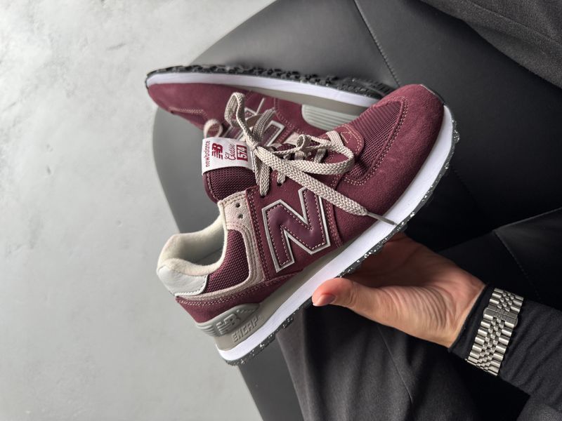 New Balance 574 Burgundy nbl-0435-1303516 фото