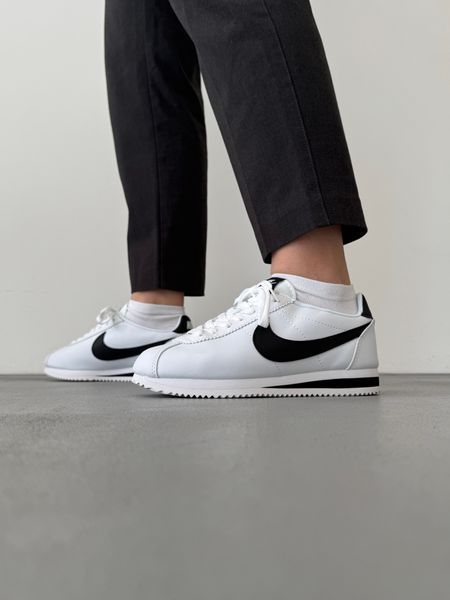 Nike Cortez White/Black nik-0506-901487 фото