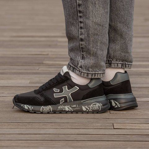 Premiata Black Grey Suede 2206-1133776 фото