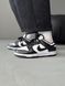 Nike Dunk Low White/Black nik-0392-468245 фото 3