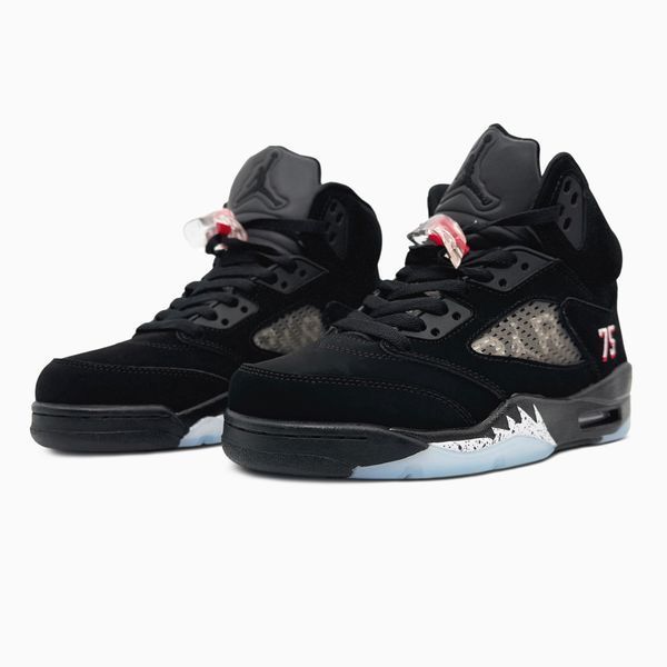 Nike Air Jordan 5 Retro Black/Blue nik-0759-1456773 фото
