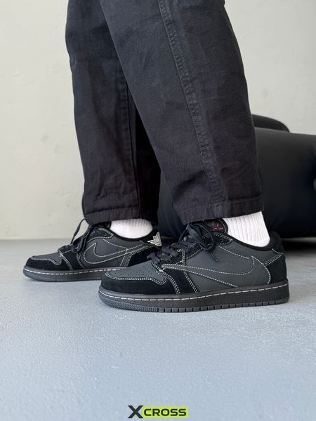 Nike Air Jordan 1 Low x Travis Scott Black Phantom nik-0726-1428646 фото