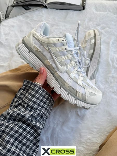 Nike P-6000 White/Light Grey nik-0610-1070422 фото