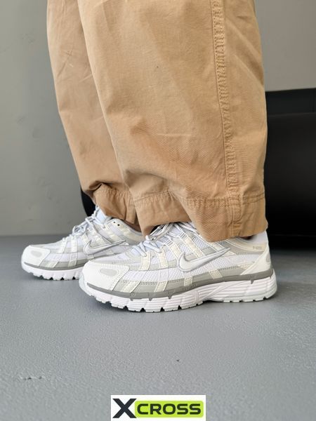 Nike P-6000 White/Light Grey nik-0610-1070422 фото