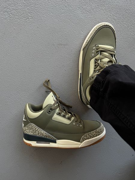 Nike Air Jordan 3 Retro Medium Olive nik-0785-1505616 фото