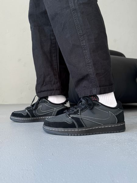Nike Air Jordan 1 Low x Travis Scott Black Phantom nik-0726-1428646 фото