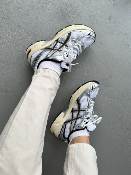 Asics Gel-1130 White/Silver/Brown asc-0031-563259 фото