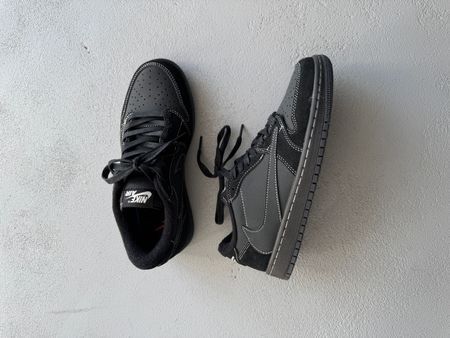 Nike Air Jordan 1 Low x Travis Scott Black Phantom nik-0726-1428646 фото
