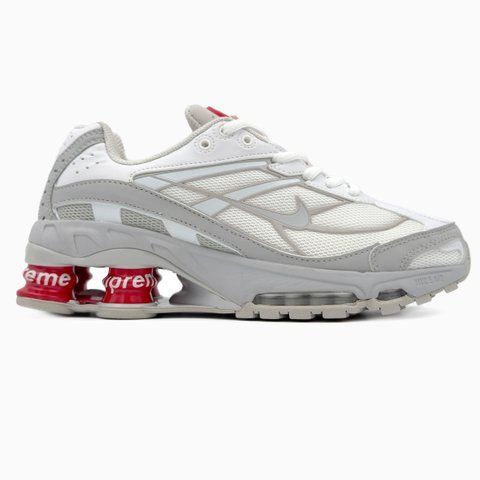 Nike Supreme Shox Ride 2 Grey/White nik-0493-879071 фото