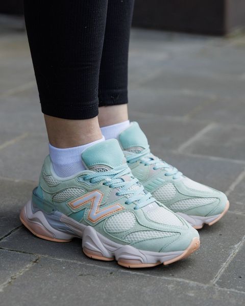 New Balance 9060 Mint Grey Orange ND NB153-1203655 фото