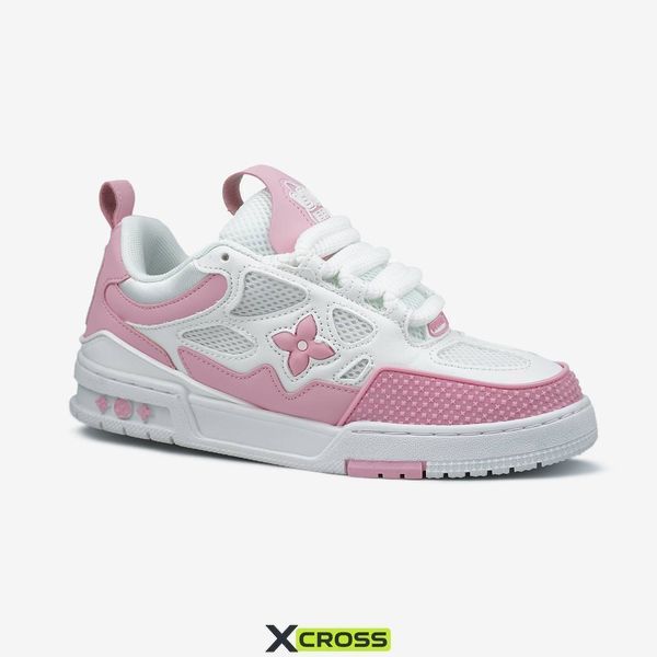 Louis Vuitton Skate Sneaker White Pink 10016-1581536 фото