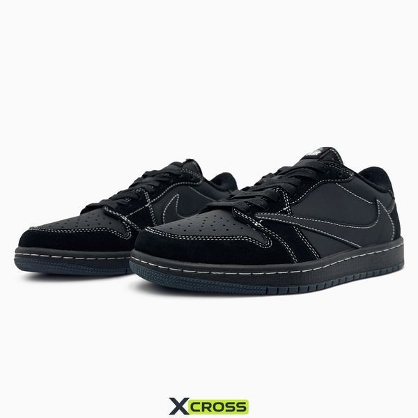 Nike Air Jordan 1 Low x Travis Scott Black Phantom nik-0726-1428646 фото