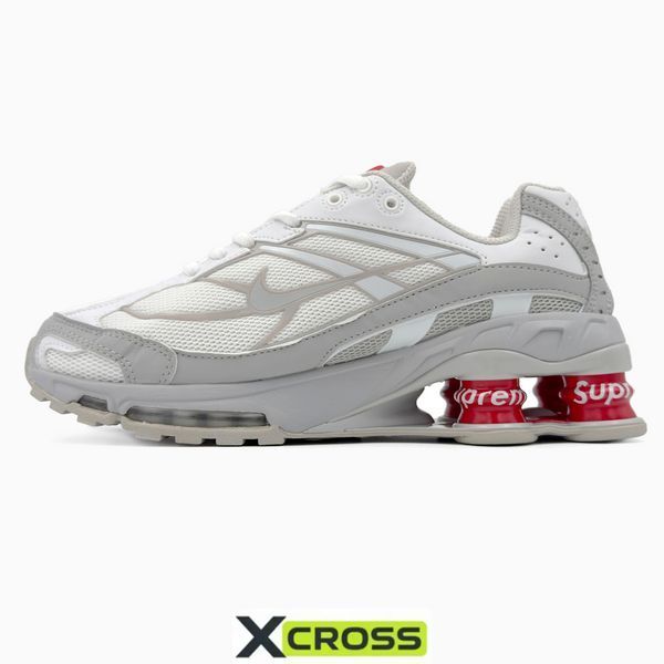 Nike Supreme Shox Ride 2 Grey/White nik-0493-879071 фото