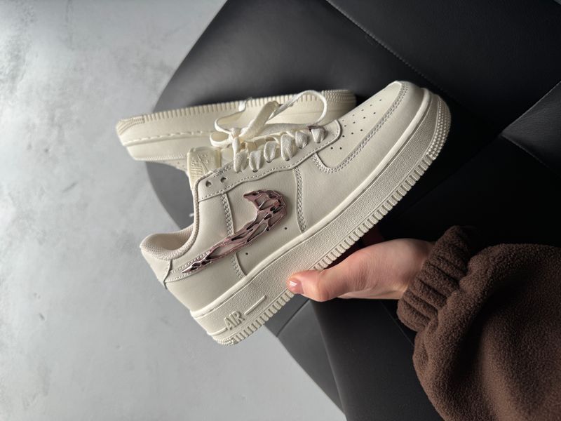 Nike Air Force 1 '07 LX Molten Metal Swoosh Rose Gold nik-0718-1408843 фото
