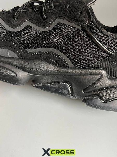 Adidas Ozweego Triple Black Textile БРАК 1024 adi-0170-1024-1652568 фото