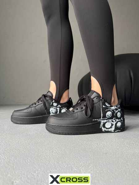 Nike Air Force 1 Low х Comme des Gar&ccedil;ons Supreme Black nik-0701-1388435 фото