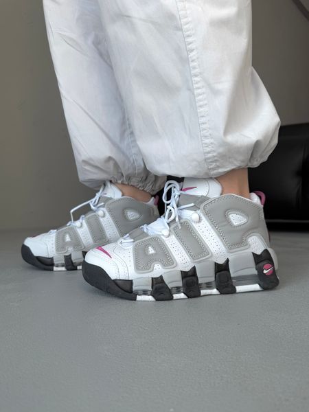 Nike Air More Uptempo 96 White/Gray nik-0588-1025134 фото