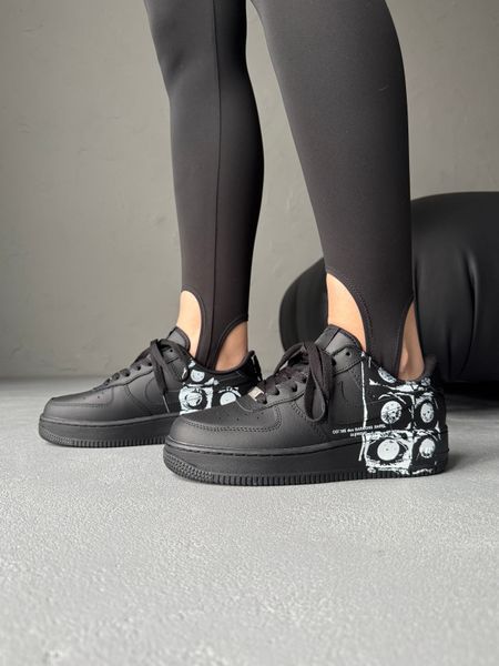 Nike Air Force 1 Low х Comme des Gar&ccedil;ons Supreme Black nik-0701-1388433 фото