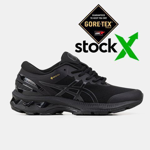 Asics Gel-Kayano 27 Gore-Tex Black Grey #art1632-1344553 фото