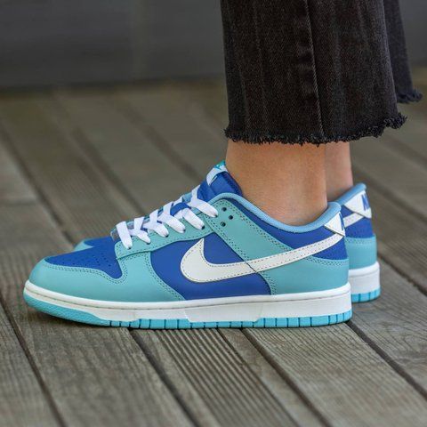 Nike SB Dunk White Blue 1292-1334398 фото