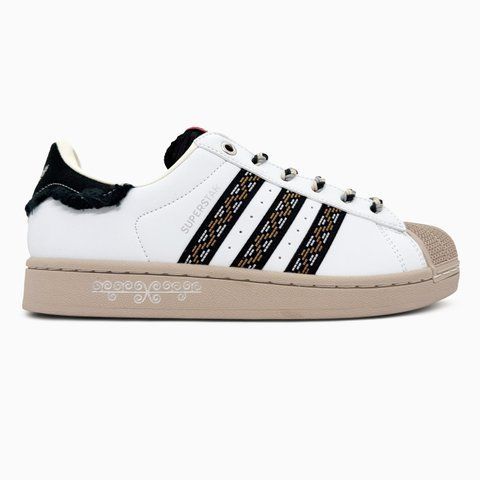 Adidas Superstar II Fringe White/Beige/Black adi-0553-1429138 фото