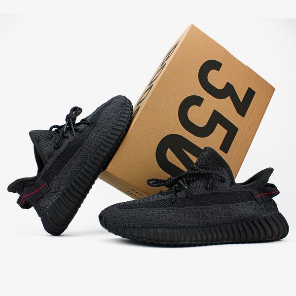 Adidas Yeezy Boost 350 V2 Static Black Reflective (Повний Реф) 2705-135610 фото