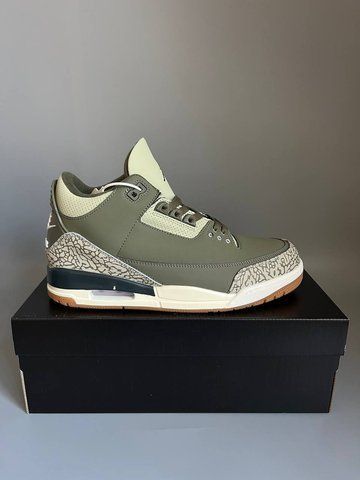 Nike Air Jordan 3 Retro Medium Olive БРАК 744 nik-0785-0744-1573832 фото