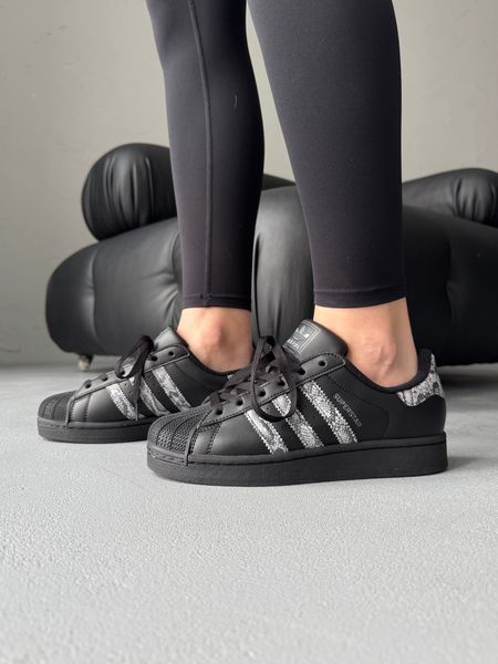 Adidas Superstar II Black/Snakeskin adi-0554-1429145 фото