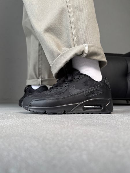 Nike Air Max 90 Triple Black nik-0536-975182 фото