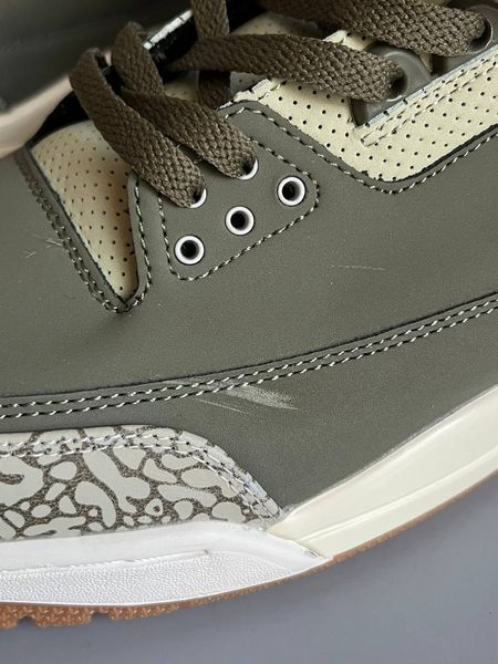 Nike Air Jordan 3 Retro Medium Olive БРАК 744 nik-0785-0744-1573832 фото