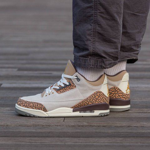Air Jordan Retro 3 Suede Grey\Brown 1563-784800 фото
