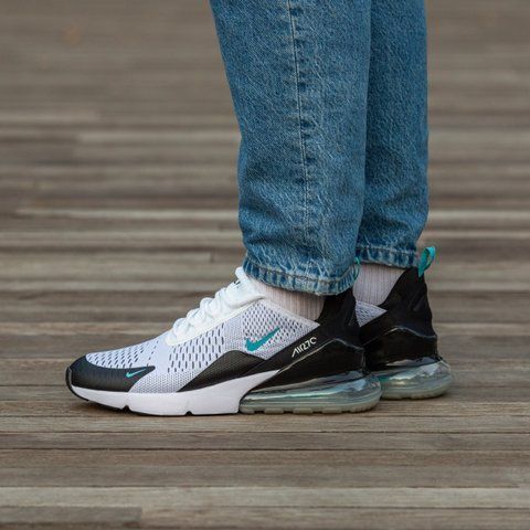 Nike Air Max 270 White Black Blue 1800-771178 фото