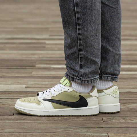 Air Jordan Retro 1 Low x Travis Scott Golf 1887-978667 фото