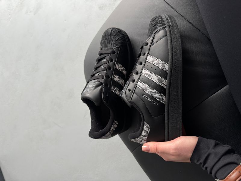 Adidas Superstar II Black/Snakeskin adi-0554-1429145 фото