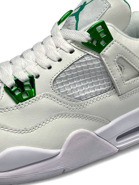 Nike Air Jordan 4 Retro White Metallic Green B1192-792513 фото