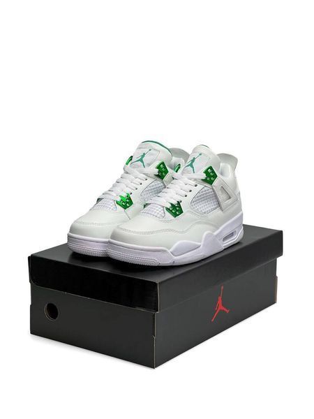 Nike Air Jordan 4 Retro White Metallic Green B1192-792513 фото