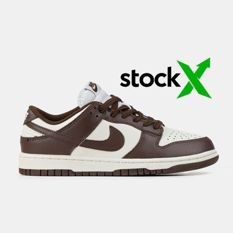 Nike Dunk Low Team Chocolate Brown White #art1699-1381512 фото