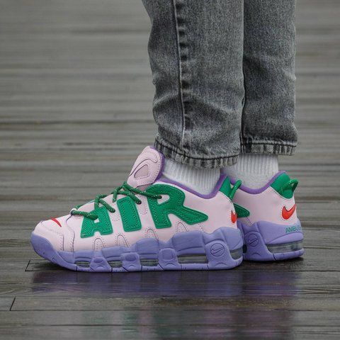 Nike Air More Uptempo Low x AMBUSH Pink Purple Green 2530-1445846 фото