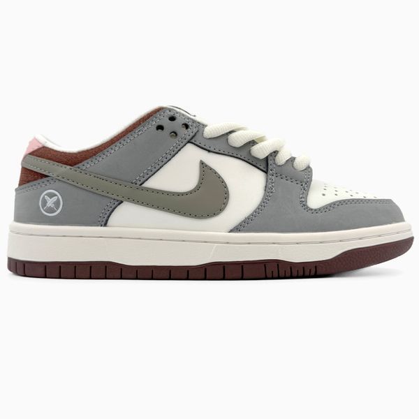 Nike SB Dunk Grey/White/Brown nik-0415-514090 фото