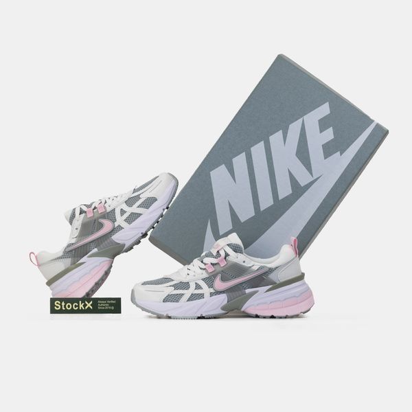 Nike V2K Runtekk White Grey Pink #art1426-1072778 фото